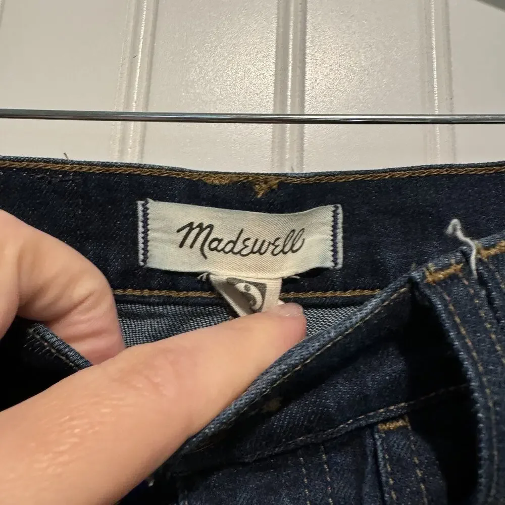 Madewell High Rise Bootcut Jeans Carpenter Edition Dark Wash Size 23
